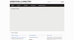 Desktop Screenshot of koreatownladirectory.com